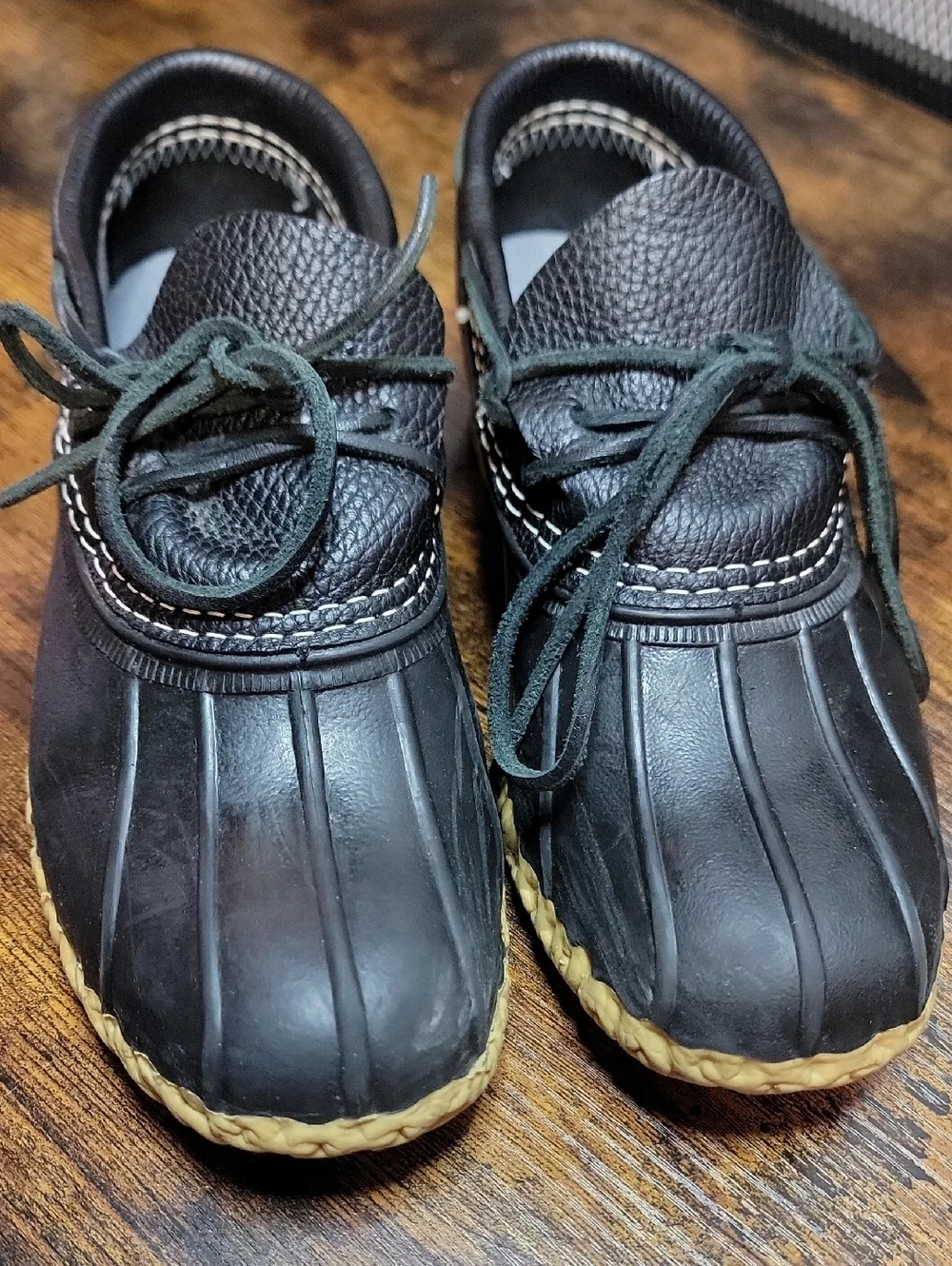 L.L. Bean-Bean Boots In Black And Tan